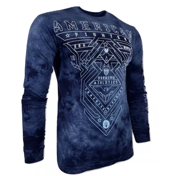 AMERICAN FIGHTER Men's T-Shirt L/S PALMDALE TEE - Picture 4 of 9